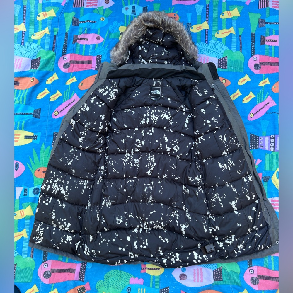 The North Face Black Parka coat women’s small
